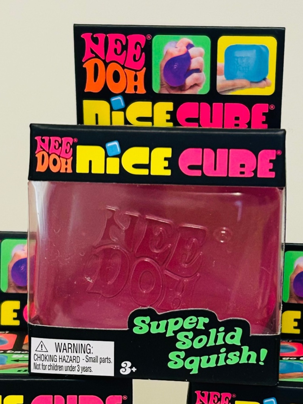 Needoh Nice Cube in Pink - NEW